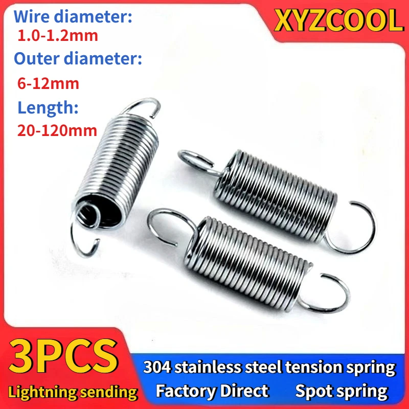1.0/1.2mm Wire Diameter 304 Stainless Steel Open S-hook Strong Tension Spring in Stock Medical Machinery Spring
1.0/1.2mm Wire Diameter 304 Stainless Steel Open S-hook Strong Tension Spring in Stock Medical Machinery Spring