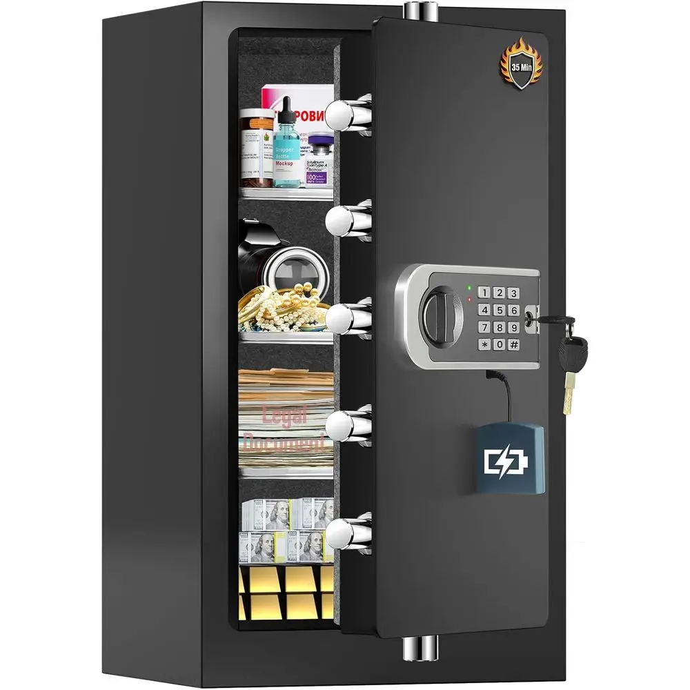 Сейф ireproo Sae Box, огнестойкий, для дома, с цифровой клавиатурой, запасными ключами, функцией умного оповещения, бесшумный, водонепроницаемый, для обеспечения безопасности.
Сейф ireproo Sae Box, огнестойкий, для дома, с цифровой клавиатурой, запасными ключами, функцией умного оповещения, бесшумный, водонепроницаемый, для обеспечения безопасности.