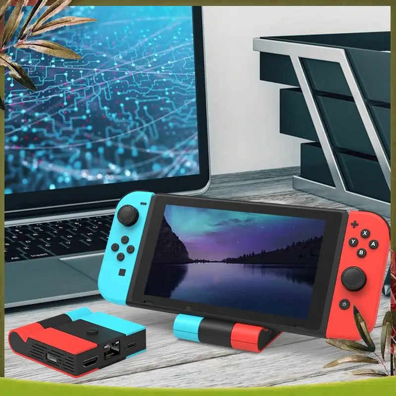 New-1080P Adapter Dongle Gigabit Ethernet Port For Nintendo Switch Dock Station HUB Type C To HD TV For Switch Console Easy To U
New-1080P Adapter Dongle Gigabit Ethernet Port For Nintendo Switch Dock Station HUB Type C To HD TV For Switch Console Easy To U
