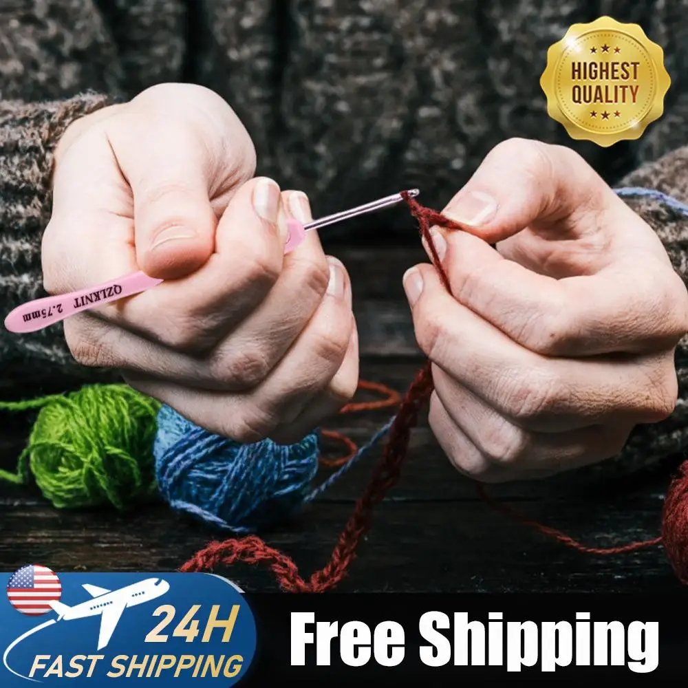 8Pcs Crochet Hook Circular Knitting Needles Set Plastic Handle Aluminum DIY Weaving Sewing Crafts Art Craft Tools
8Pcs Crochet Hook Circular Knitting Needles Set Plastic Handle Aluminum DIY Weaving Sewing Crafts Art Craft Tools