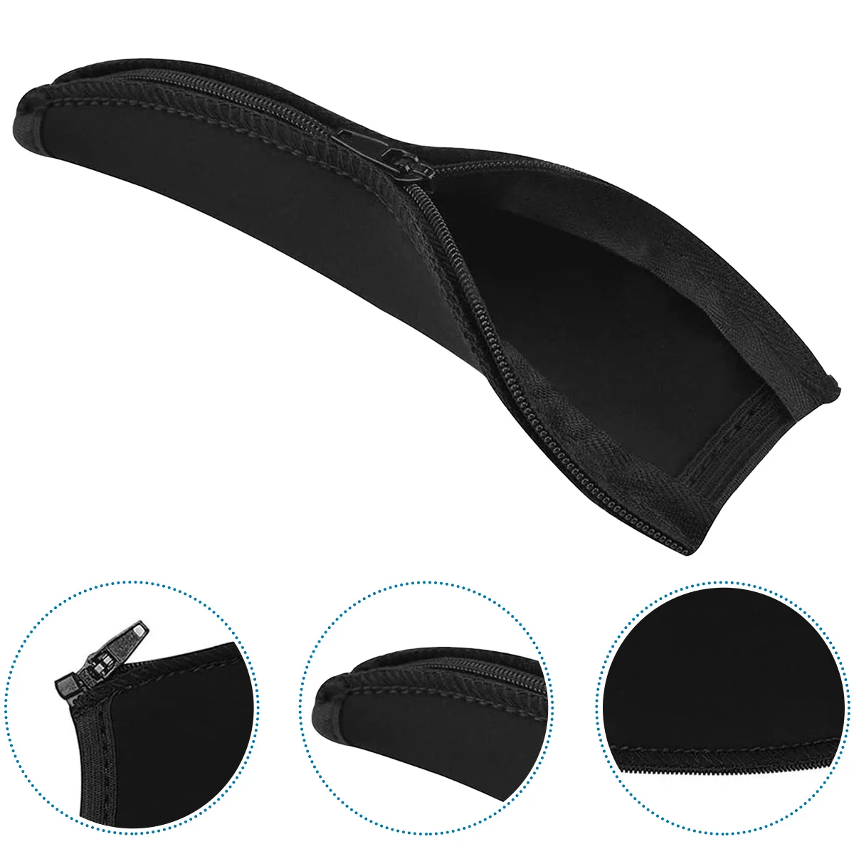 Headphone Headband Pad Zipper Closure Neoprene Protector for QC15 5 QC35II Extend Life Headphones Accessory
Headphone Headband Pad Zipper Closure Neoprene Protector for QC15 5 QC35II Extend Life Headphones Accessory