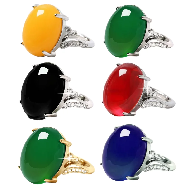Natural Red Agate Jade Ring Ms. Opening Adjustable Simple Style Chalcedony Sterling Ring Women Luxury Fine Jewelry Gift
Natural Red Agate Jade Ring Ms. Opening Adjustable Simple Style Chalcedony Sterling Ring Women Luxury Fine Jewelry Gift