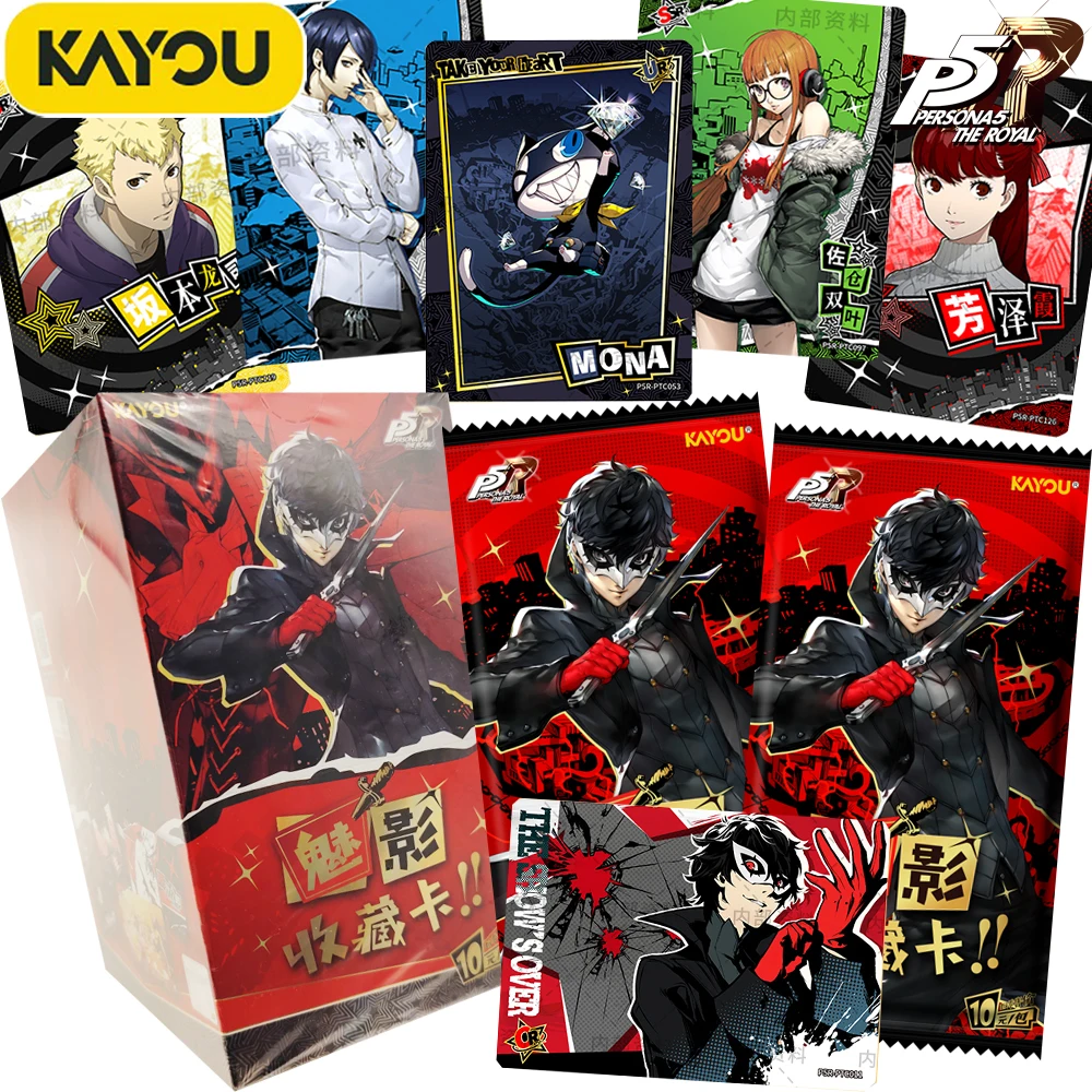 Genuine KAYOU Persona 5 Collection Cards Japanese Trend RPG Character Personality Charm UR MR SP Hobby Cards Kids Favorite Gifts
Genuine KAYOU Persona 5 Collection Cards Japanese Trend RPG Character Personality Charm UR MR SP Hobby Cards Kids Favorite Gifts