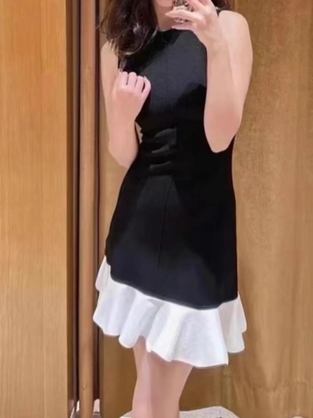 Ele Bla Knitted Fi Tail Dr with Lace Hemline Color Blo Sle Spring Autumn Season round Neline a Line Skirt
Ele Bla Knitted Fi Tail Dr with Lace Hemline Color Blo Sle Spring Autumn Season round Neline a Line Skirt