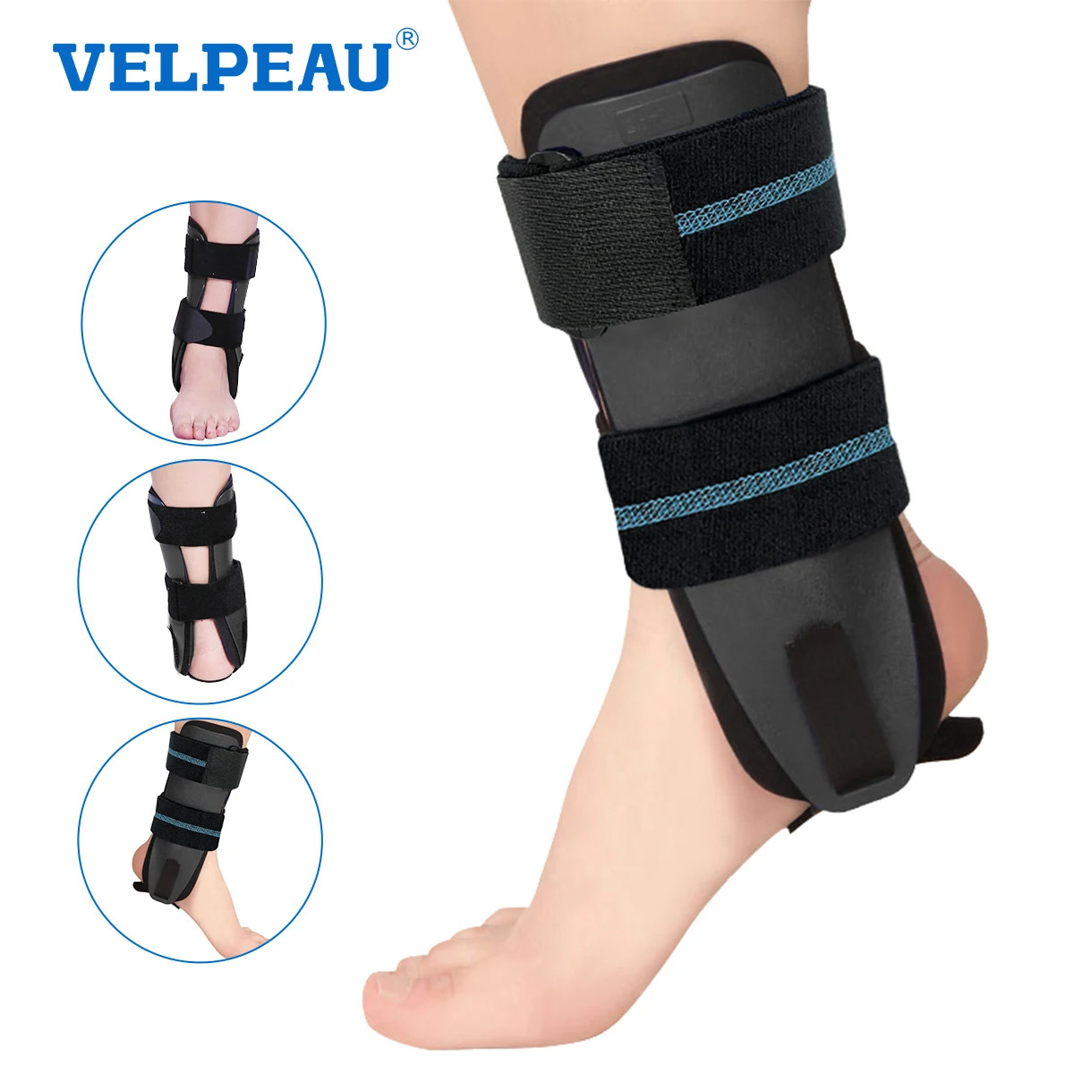 VELPEAU Stirrup Ankle Splint Support Adjustable for Sprained Tendonitis and Surgery Ankle Brace with Heated, Cold Gel Pad
VELPEAU Stirrup Ankle Splint Support Adjustable for Sprained Tendonitis and Surgery Ankle Brace with Heated, Cold Gel Pad