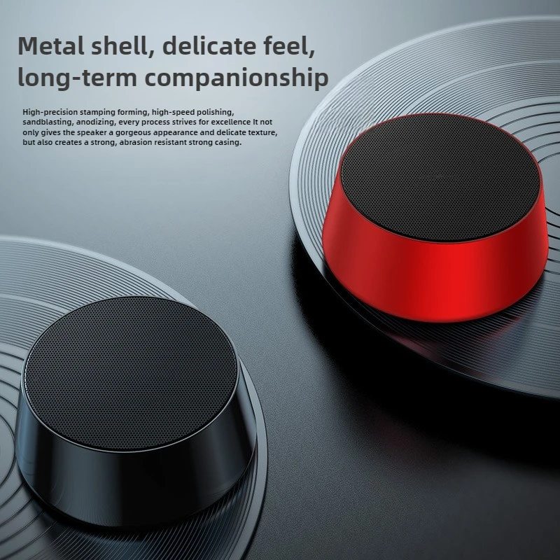 Wireless Small Speaker Subwoofer Voice Broadcast Small Steel Cannon TWS Bluetooth Metal Speaker
Wireless Small Speaker Subwoofer Voice Broadcast Small Steel Cannon TWS Bluetooth Metal Speaker