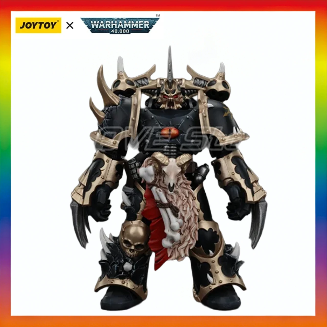 In Stock Original JOYTOY Warhammer 40K Chaos Space MarinesBlack LegionChosen with Lightning Claws 1/18 Action Figure Model Gift
In Stock Original JOYTOY Warhammer 40K Chaos Space MarinesBlack LegionChosen with Lightning Claws 1/18 Action Figure Model Gift