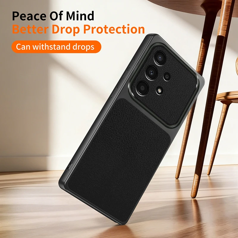 Leather Back Cover with Lychee Texture for Shock Protection for Samsung A53 GalaxyA53 5G Mobile Phone Lambskin cares Coque Shell
Leather Back Cover with Lychee Texture for Shock Protection for Samsung A53 GalaxyA53 5G Mobile Phone Lambskin cares Coque Shell