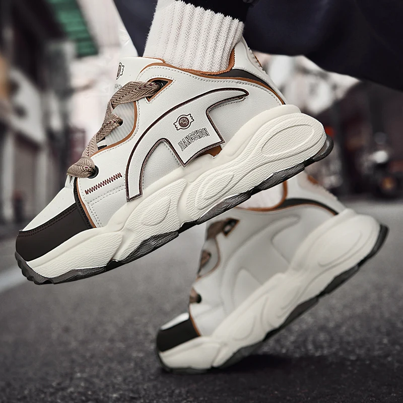 2025 Spring New Men's Thick Sole Increase Daddy Shoes Non-slip Wear-resistant Breathable Couple Board Shoes Small White Shoes
2025 Spring New Men's Thick Sole Increase Daddy Shoes Non-slip Wear-resistant Breathable Couple Board Shoes Small White Shoes