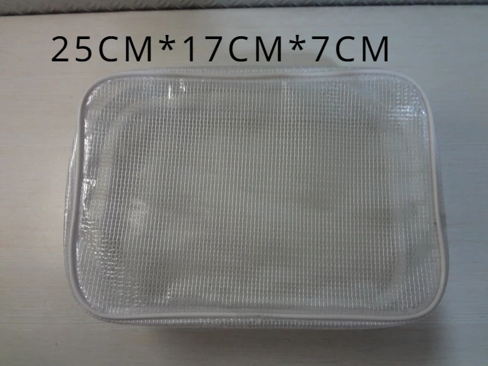 3MM * 3MM 25CM * 17CM * 7CM PVC Mesh Makeup Bag 30SPVC Small Mesh Makeup Bag Cosmetic Bag
3MM * 3MM 25CM * 17CM * 7CM PVC Mesh Makeup Bag 30SPVC Small Mesh Makeup Bag Cosmetic Bag