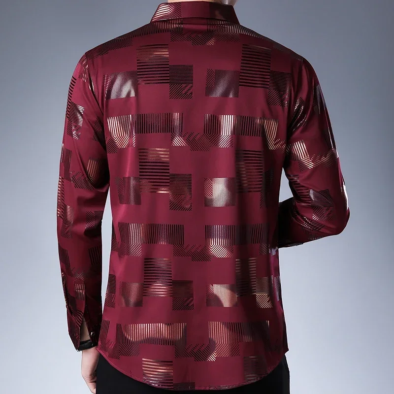 2022 Brand Casual Spring Luxury Plaid Long Sleeve Slim Fit Men Shirt Streetwear Social Dress Shirts Mens Fashions Jersey 2306
2022 Brand Casual Spring Luxury Plaid Long Sleeve Slim Fit Men Shirt Streetwear Social Dress Shirts Mens Fashions Jersey 2306