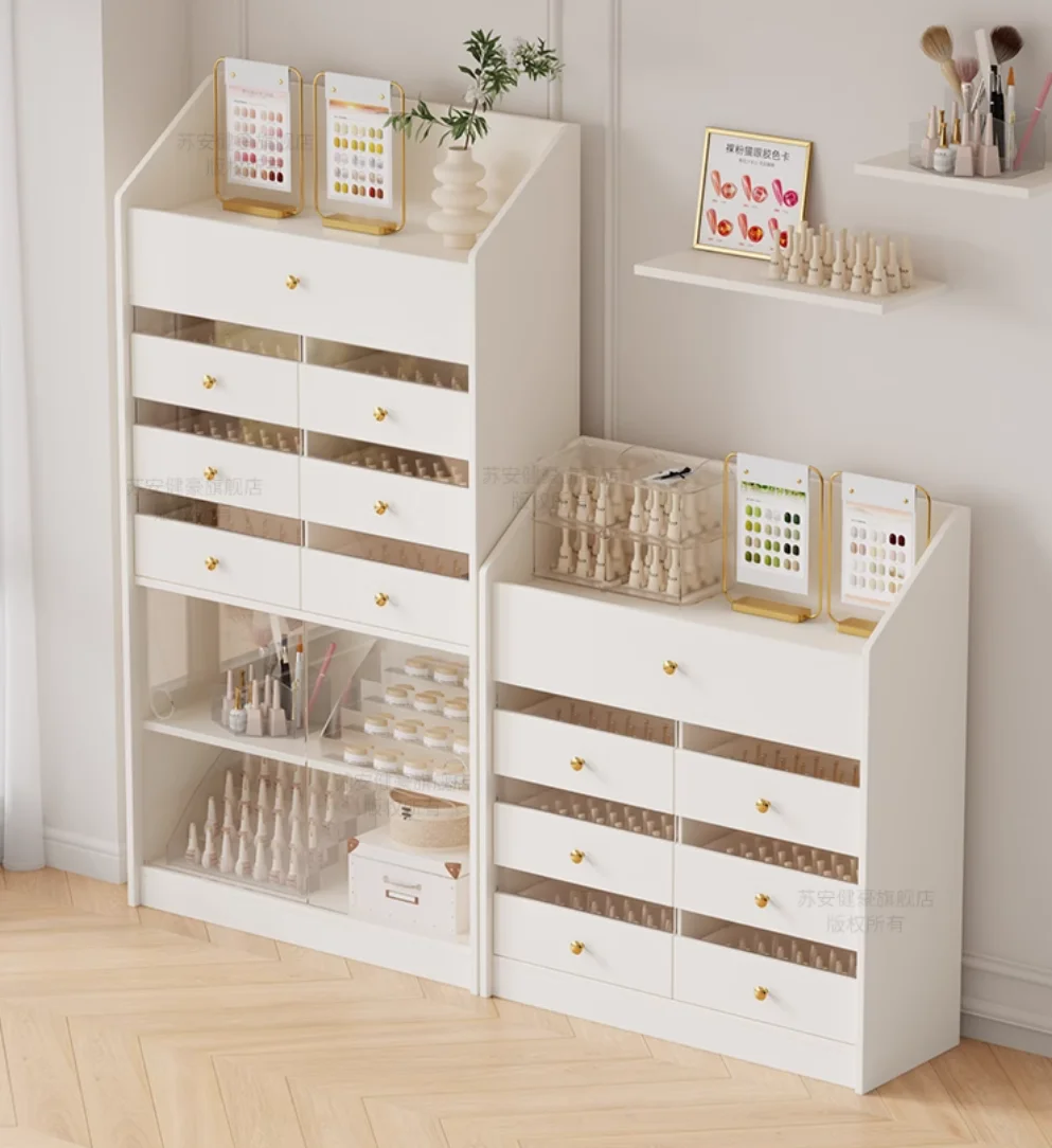 Nail salon with drawer cosmetic display cabinet to store nail polish beauty salon products Nail polish glue storage rack
Nail salon with drawer cosmetic display cabinet to store nail polish beauty salon products Nail polish glue storage rack