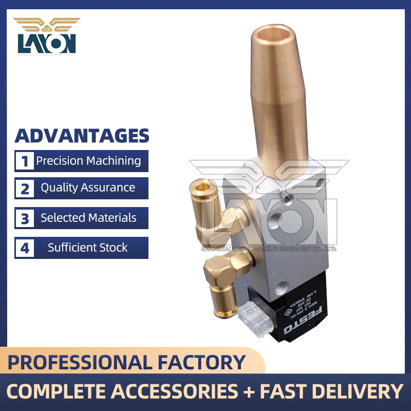 LAYON 1PC F7.335.003/F7.335.019 Cylinder Solenoid Valve Unit for Printing Press Paper Alignment Control
LAYON 1PC F7.335.003/F7.335.019 Cylinder Solenoid Valve Unit for Printing Press Paper Alignment Control