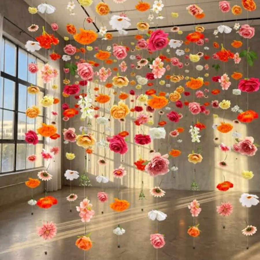 12 Pcs 70.8 Feet Flower Garlands Hanging Artificial Vine Decor from Ceiling Floating Backdrop Silk Fake Flower Garland for Wedd
12 Pcs 70.8 Feet Flower Garlands Hanging Artificial Vine Decor from Ceiling Floating Backdrop Silk Fake Flower Garland for Wedd