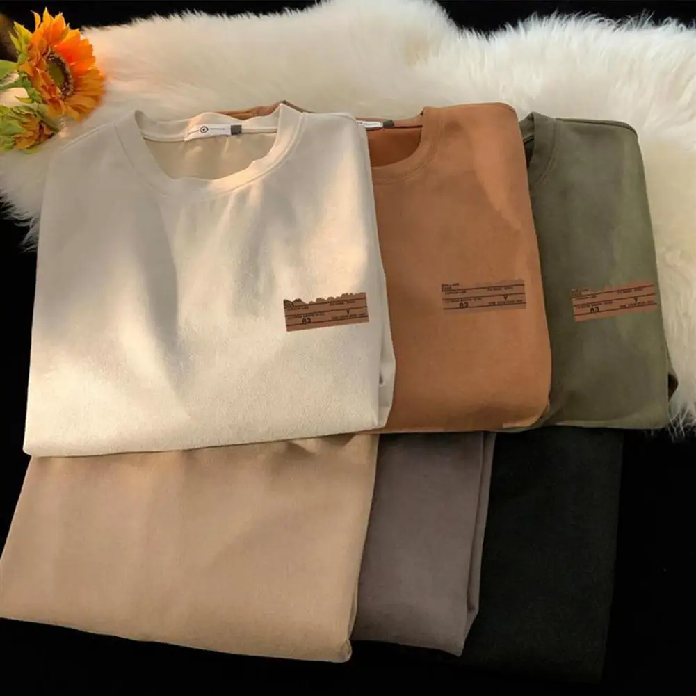 2024 New Men's American Retro T-shirt Brown Suede weight Round Neck Short-sleeved T-shirt Fashion Oversized Fashion Shirt
2024 New Men's American Retro T-shirt Brown Suede weight Round Neck Short-sleeved T-shirt Fashion Oversized Fashion Shirt