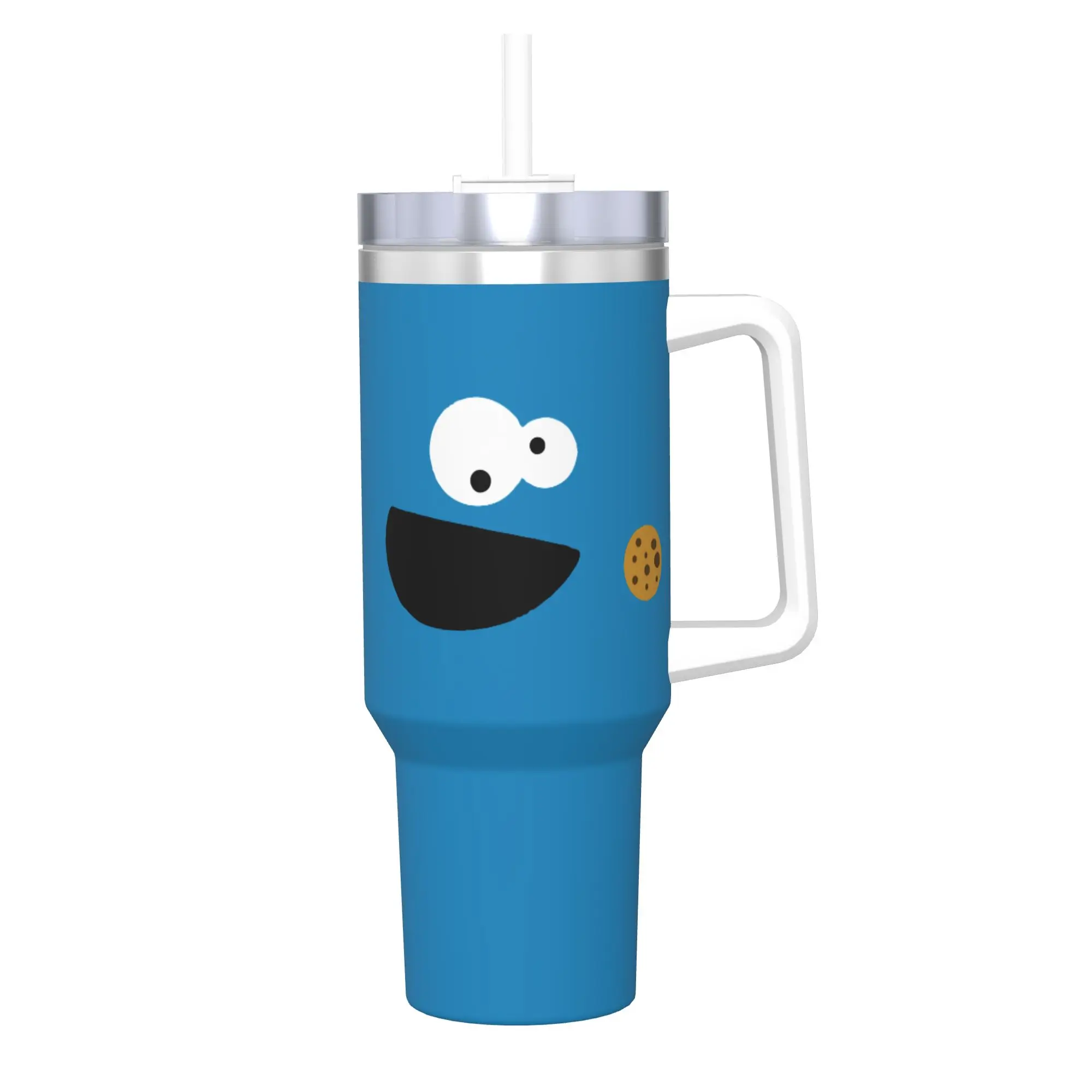 Stainless Steel Tumbler Cookie Monster Mouth Thermal Mug Blue Portable Cold and Hot Mugs Cup Driving Water Bottle
Stainless Steel Tumbler Cookie Monster Mouth Thermal Mug Blue Portable Cold and Hot Mugs Cup Driving Water Bottle