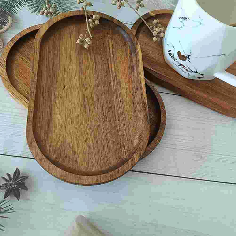 2 Pcs Acacia Solid Wood Tray Bread Food Plate Wooden Cake Tea Cup Dumpling Snack Bowl
2 Pcs Acacia Solid Wood Tray Bread Food Plate Wooden Cake Tea Cup Dumpling Snack Bowl