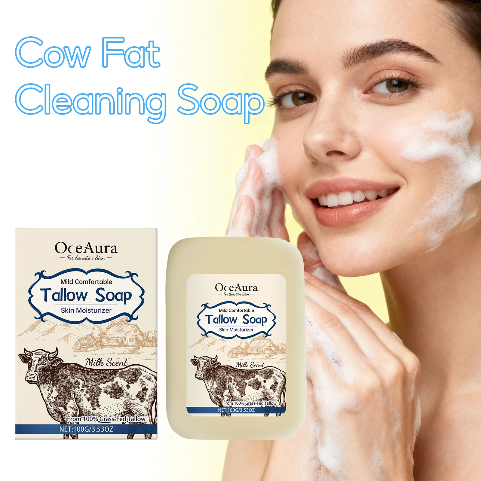 OCEARUA Body Clean Soap Remove Dirt Exfoliate Oil Control Perspiration Deep Hydrate Brighten Improve Roughness Skin Nourish Soap
OCEARUA Body Clean Soap Remove Dirt Exfoliate Oil Control Perspiration Deep Hydrate Brighten Improve Roughness Skin Nourish Soap