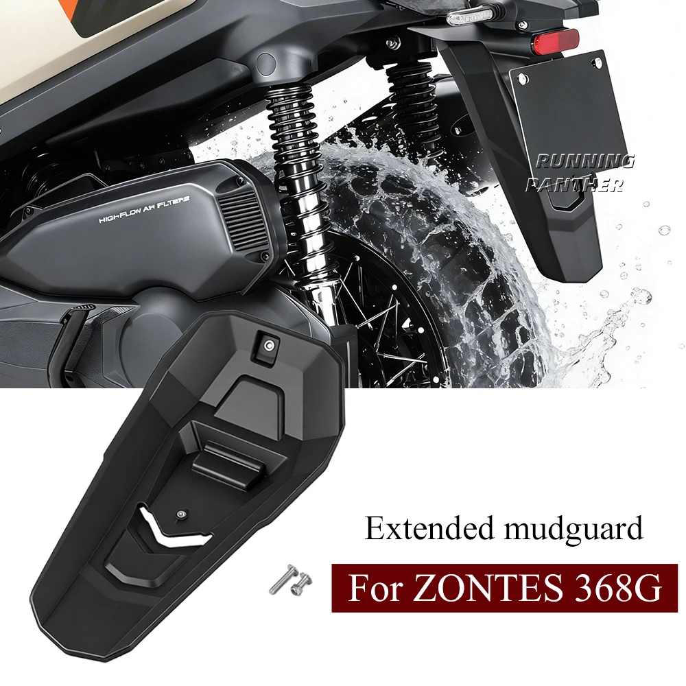 For ZONTES 368G Extended rear mudguard splash proof waterproof and soil resistant License plate Extend mudguard
For ZONTES 368G Extended rear mudguard splash proof waterproof and soil resistant License plate Extend mudguard