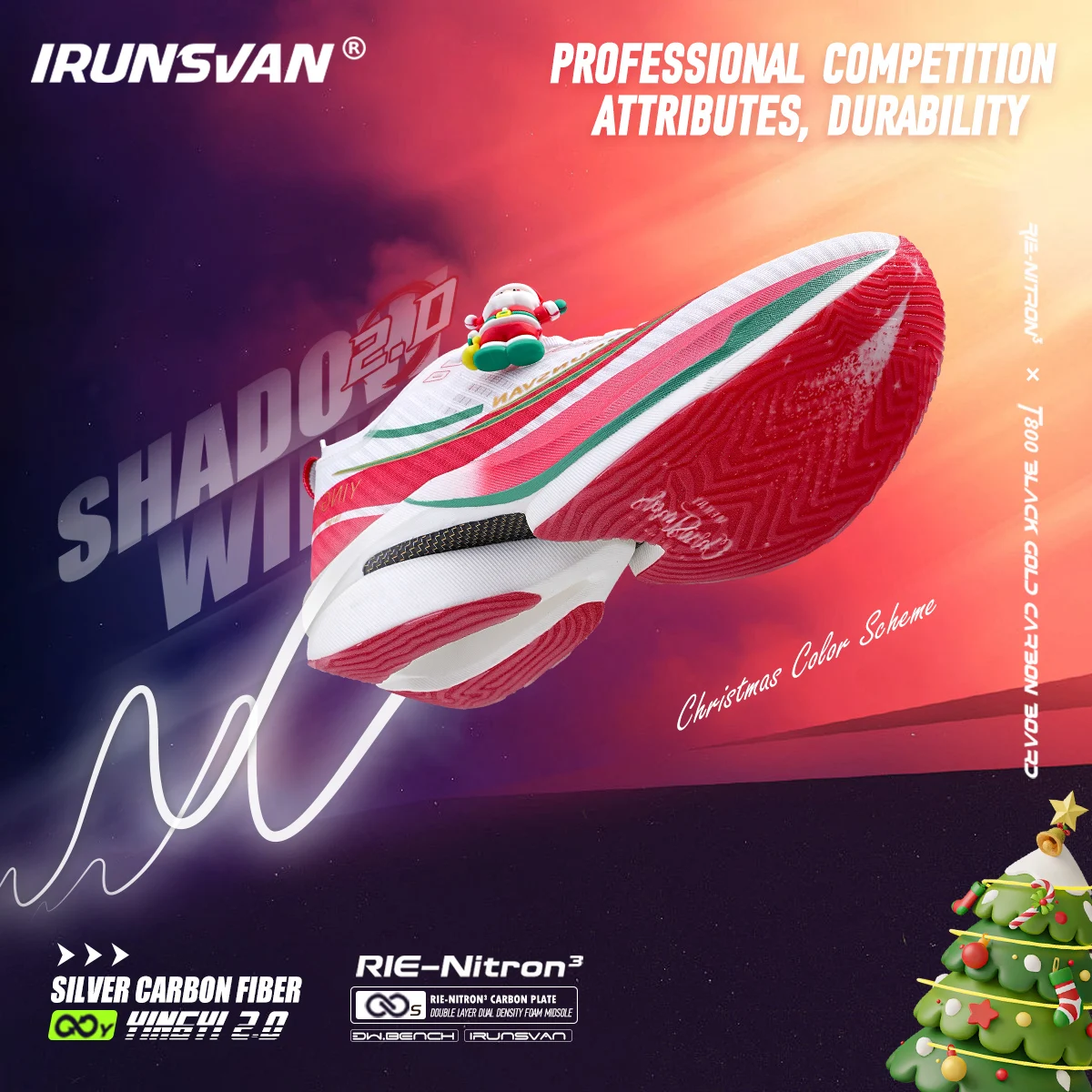 IRUNSVAN Innovative Marathon Road - Running Shoes: Equipped with Golden Carbon Fiber T800 Plate for Superior Arch Support
IRUNSVAN Innovative Marathon Road - Running Shoes: Equipped with Golden Carbon Fiber T800 Plate for Superior Arch Support