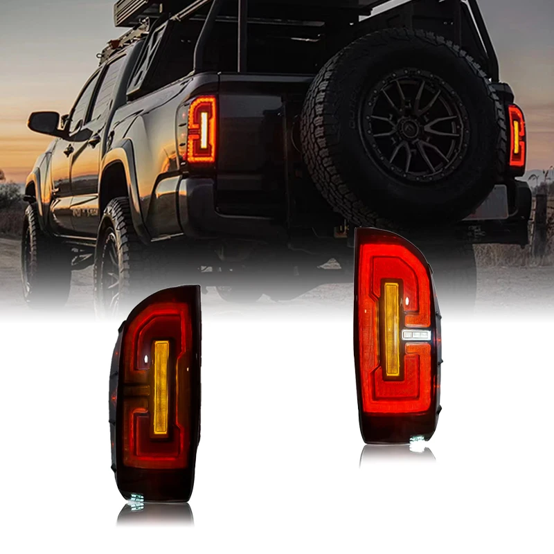 DK Motion 2016-2023 For Toyota Tacoma LED Tail Lamp Assembly 12V Aluminium Signal DRL Brake & Reverse Car Lights
DK Motion 2016-2023 For Toyota Tacoma LED Tail Lamp Assembly 12V Aluminium Signal DRL Brake & Reverse Car Lights