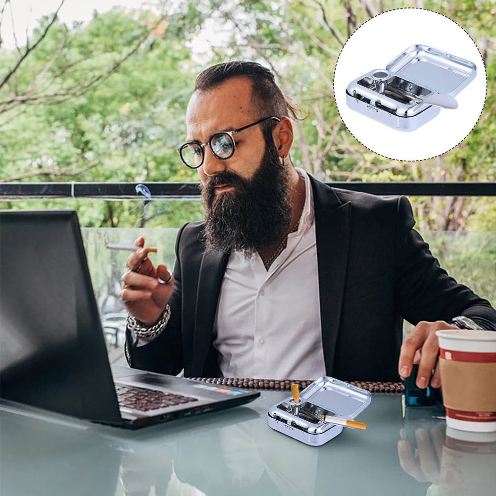2pcs Portable Ashtray Stainless Steel Outdoor Pocket Square Park Supply Mini Rust proof Case Home Daily Use Ash
2pcs Portable Ashtray Stainless Steel Outdoor Pocket Square Park Supply Mini Rust proof Case Home Daily Use Ash