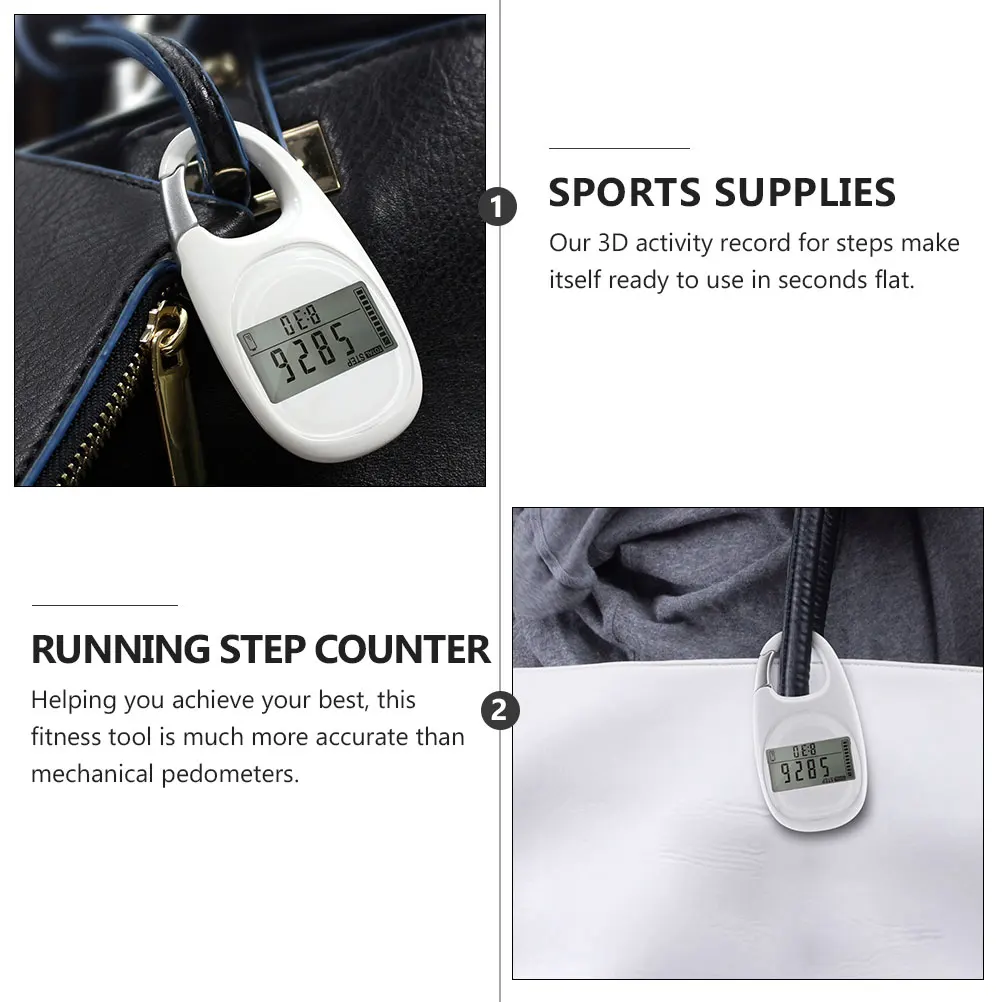 Pedometer Sports Fitness Fitness Information Tool Tool Track Steps Clip for Keys Belt Random Color Easy Read Display
Pedometer Sports Fitness Fitness Information Tool Tool Track Steps Clip for Keys Belt Random Color Easy Read Display