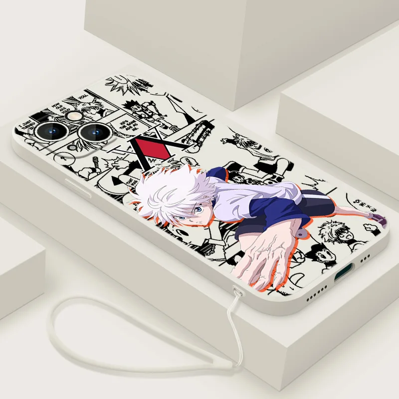Hunter×Hunter Anime Cartoon Phone Case For iPhone 15 14 13 12 11 Pro Max Mini X XR XS SE 8 7 Plus Liquid Rope Soft Shell Cover
Hunter×Hunter Anime Cartoon Phone Case For iPhone 15 14 13 12 11 Pro Max Mini X XR XS SE 8 7 Plus Liquid Rope Soft Shell Cover