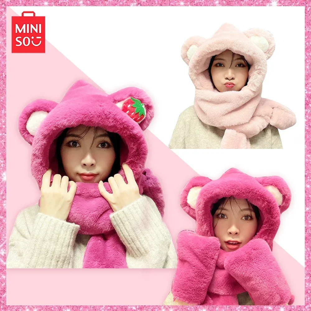 Miniso 2024 Lotso мультяшная шапка флисовые перчатки зимний теплый шарф 3 шт. 3 в 1 цветной шарф мягкий шарф для девочек подарок на день рождения Рождество
Miniso 2024 Lotso мультяшная шапка флисовые перчатки зимний теплый шарф 3 шт. 3 в 1 цветной шарф мягкий шарф для девочек подарок на день рождения Рождество