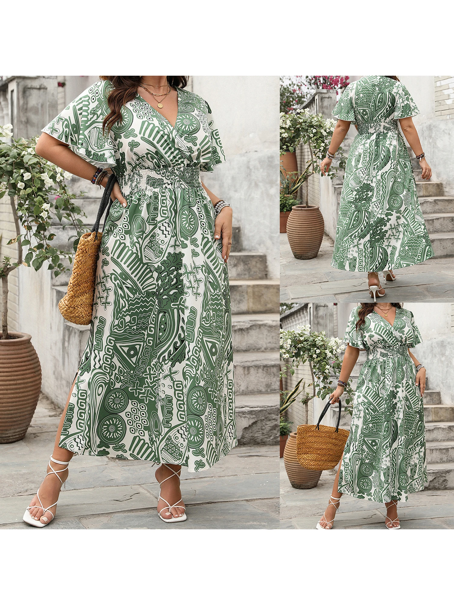 Elegant Floral Print Off-Shoulder Maxi Dress with Ruffle Hem and Tie Waist for Women s Summer Wedding Guest Outfit
Elegant Floral Print Off-Shoulder Maxi Dress with Ruffle Hem and Tie Waist for Women s Summer Wedding Guest Outfit