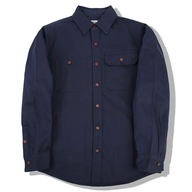 New Solid Color Men's Long Sleeve Casual Shirt Engineer Japanese Style Workwear Trendy Fashion Zigzag Pattern
New Solid Color Men's Long Sleeve Casual Shirt Engineer Japanese Style Workwear Trendy Fashion Zigzag Pattern