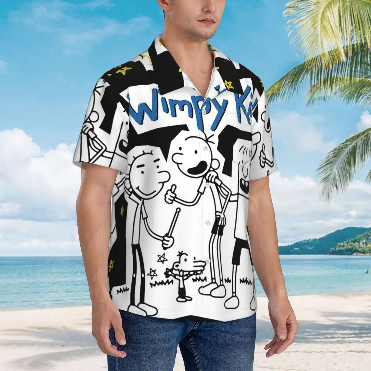 Diary Of A Wimpy Kid Wimpy Kid Group Hawaiian Shirts Casual Men Short Sleeve Shirt for Summer Beach Men's Button Tops
Diary Of A Wimpy Kid Wimpy Kid Group Hawaiian Shirts Casual Men Short Sleeve Shirt for Summer Beach Men's Button Tops