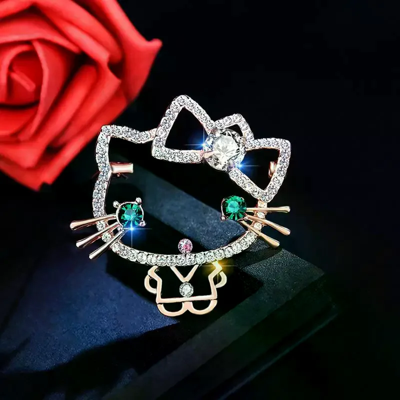 Броши для женщин: милые мультяшные броши Sanrio в виде кошки с большой головой, ажурные, для одежды, аксессуары, подарки
Броши для женщин: милые мультяшные броши Sanrio в виде кошки с большой головой, ажурные, для одежды, аксессуары, подарки