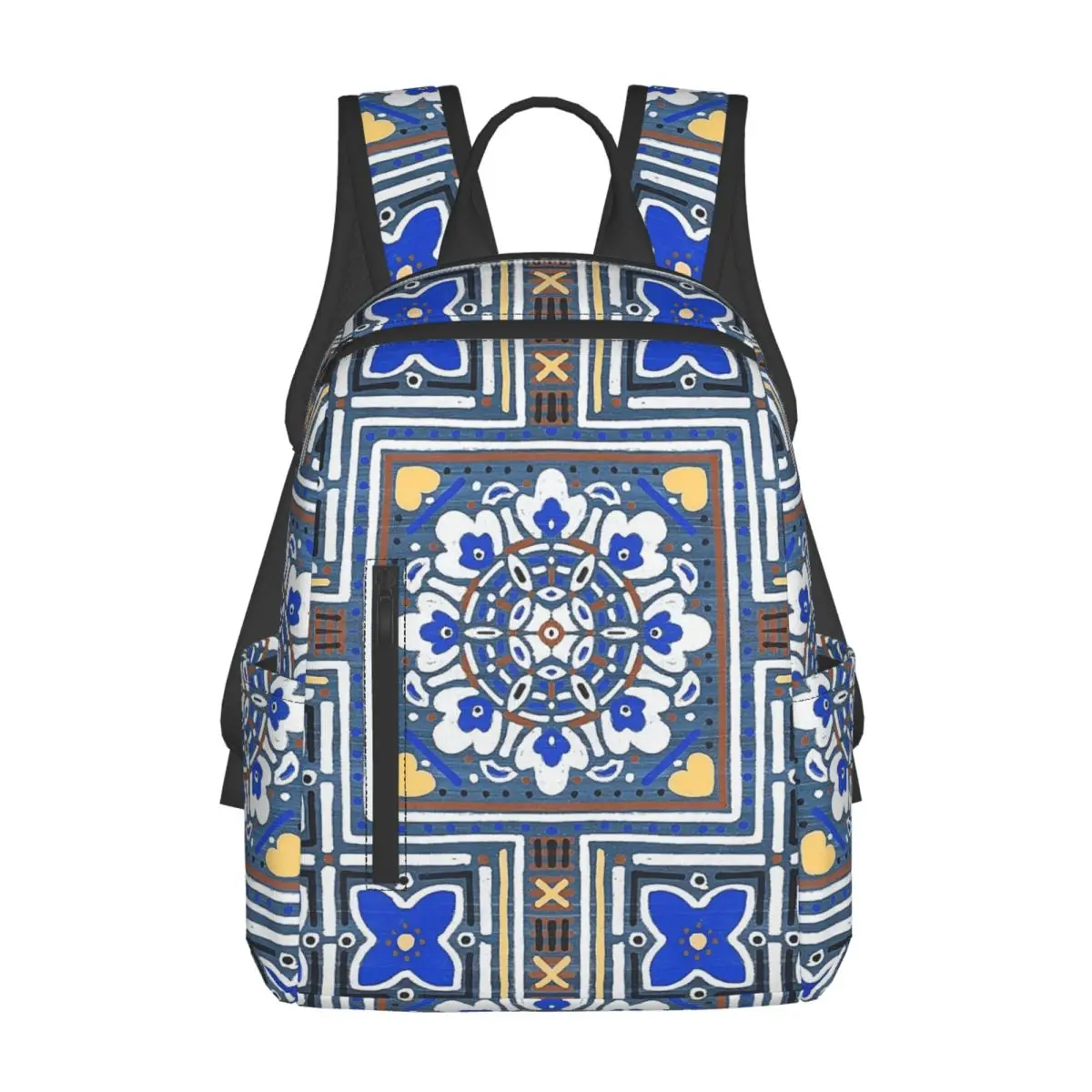 Синий португальский рюкзак с узором азульхос на дереве, вместительный, для детей, школьный рюкзак, сумка через плечо для мужчин и женщин
Синий португальский рюкзак с узором азульхос на дереве, вместительный, для детей, школьный рюкзак, сумка через плечо для мужчин и женщин