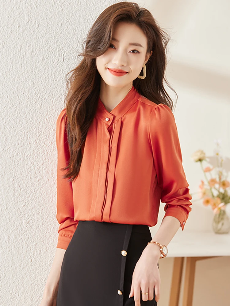 Fashionable Orange Long Sleeve Women's Shirt 2026 Spring New Design Retro Style Versatile Professional Blouse Korean Commute ...
Fashionable Orange Long Sleeve Women's Shirt 2026 Spring New Design Retro Style Versatile Professional Blouse Korean Commute ...