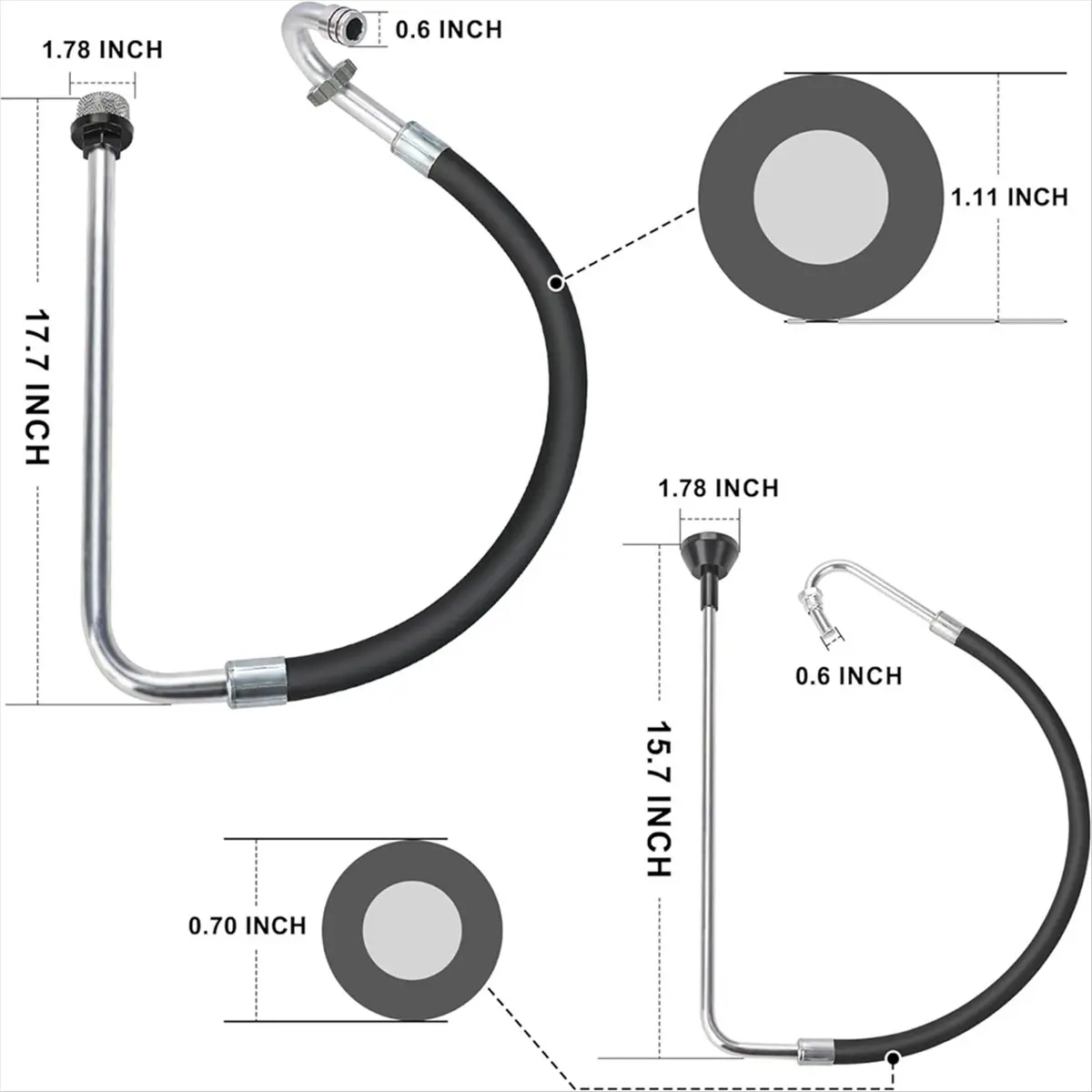 -Stainless Steel Suction Hose and Reflux Line Sets, Airless Paint Sprayer-Accessories for 390 395 490 495 595 695
-Stainless Steel Suction Hose and Reflux Line Sets, Airless Paint Sprayer-Accessories for 390 395 490 495 595 695