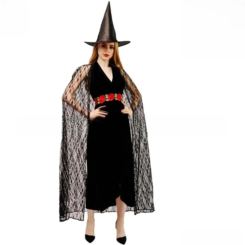 Костюм ведьмы на Хэллоуин для взрослых, женский ролевой костюм Big Fem Witch Masquerade Par Dr up Fem, сценический костюм
Костюм ведьмы на Хэллоуин для взрослых, женский ролевой костюм Big Fem Witch Masquerade Par Dr up Fem, сценический костюм