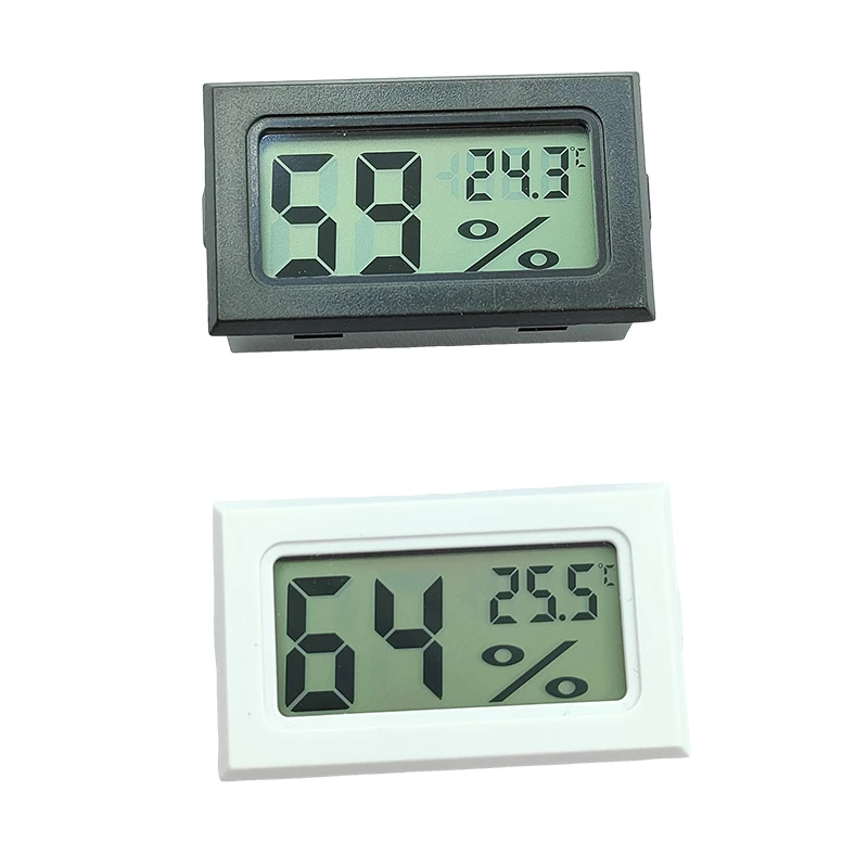 FY-11 Mini Convenient Digital LCD Thermometer - 50-70℃ Refrigerator Aquarium Monitoring Display Humidity Detector