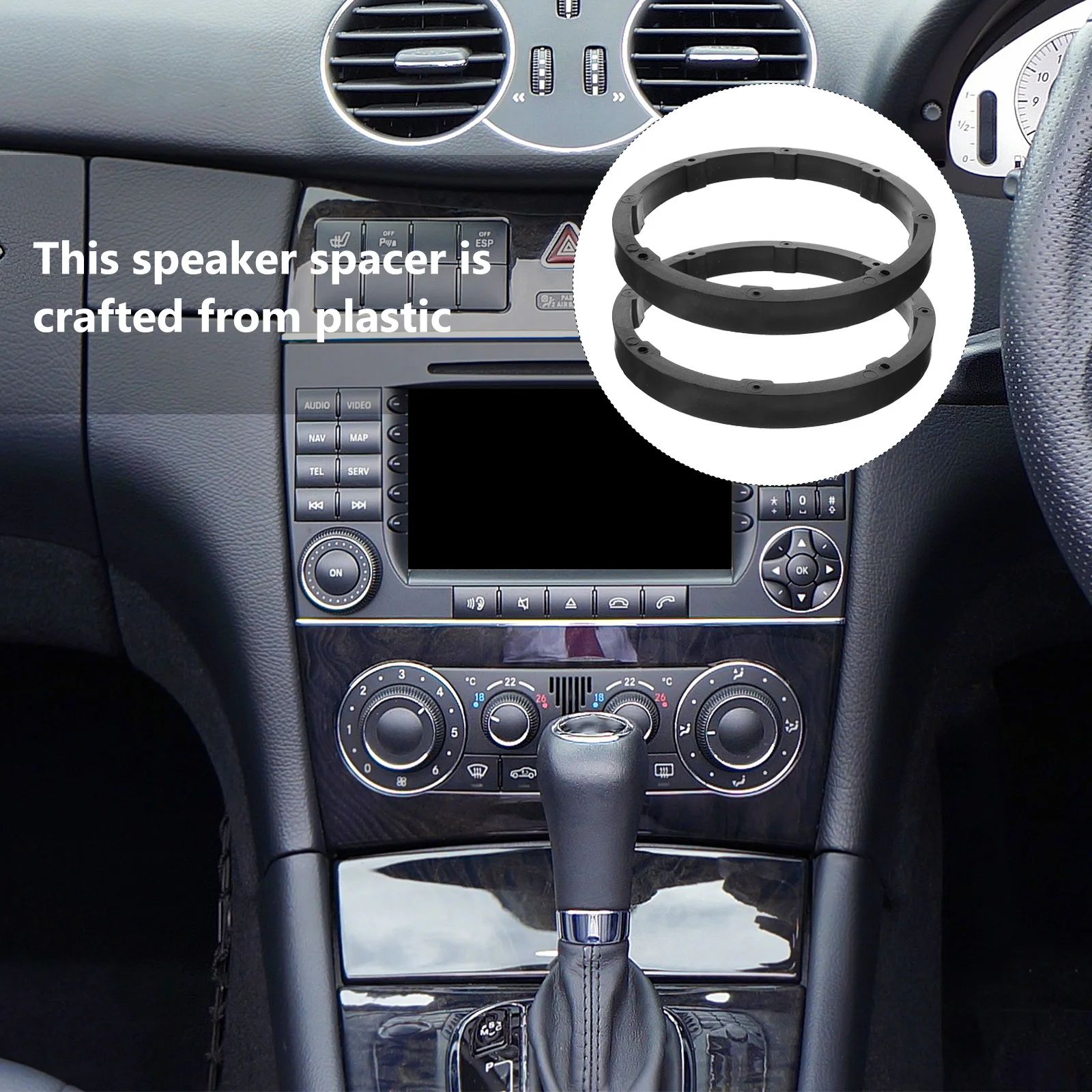 1Pair Car Speaker Spacer 6.5 Inch Solid Speaker Spacer Ring Replacement Pad for DIY Vehicle Audio Modification Project Noise
1Pair Car Speaker Spacer 6.5 Inch Solid Speaker Spacer Ring Replacement Pad for DIY Vehicle Audio Modification Project Noise