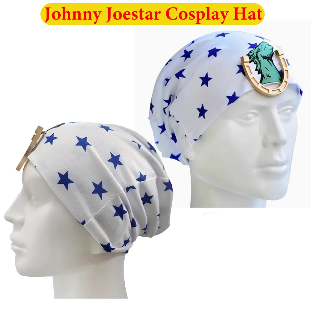 Dress- Up Johnny Joestar Cosplay Hat Cap Anime Bizarre Adventure White Headgear Headwear Men Halloween Party Costume Accessories
Dress- Up Johnny Joestar Cosplay Hat Cap Anime Bizarre Adventure White Headgear Headwear Men Halloween Party Costume Accessories
