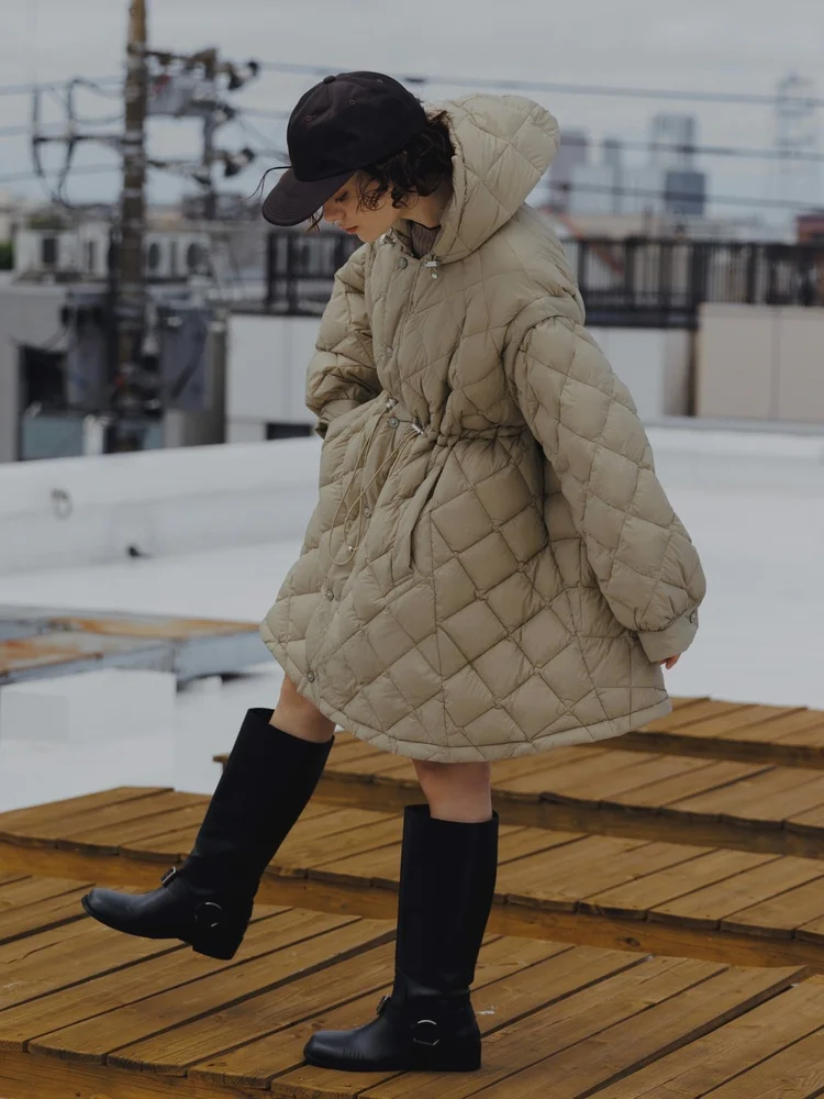 Retro Sle Hooded Quilted Cotton Vest Diamond Pattern Loose Fit Medium Length Design Sensation Cotton Jaet Vest
Retro Sle Hooded Quilted Cotton Vest Diamond Pattern Loose Fit Medium Length Design Sensation Cotton Jaet Vest