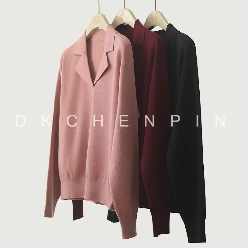 Женский вязаный свитер из 100% шерсти (пряжа Янчжоу), с воротником-стойкой, свободного кроя, с длинными рукавами, весна-осень, новинка
Женский вязаный свитер из 100% шерсти (пряжа Янчжоу), с воротником-стойкой, свободного кроя, с длинными рукавами, весна-осень, новинка