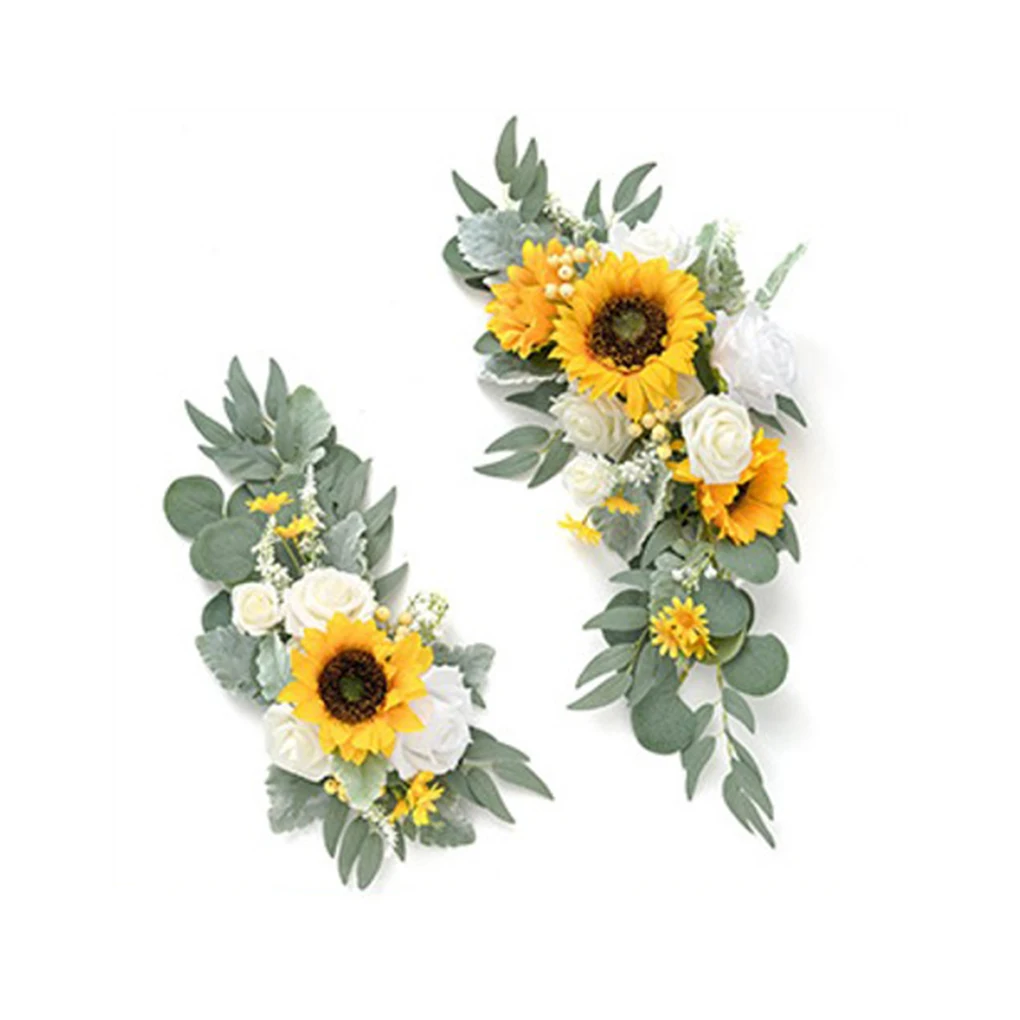 2 Pieces Wedding Artificial Arch Flower Prop Realistic Fake Flowers Wall Decoration Party Supplies Simulation Plant Type 7
2 Pieces Wedding Artificial Arch Flower Prop Realistic Fake Flowers Wall Decoration Party Supplies Simulation Plant Type 7