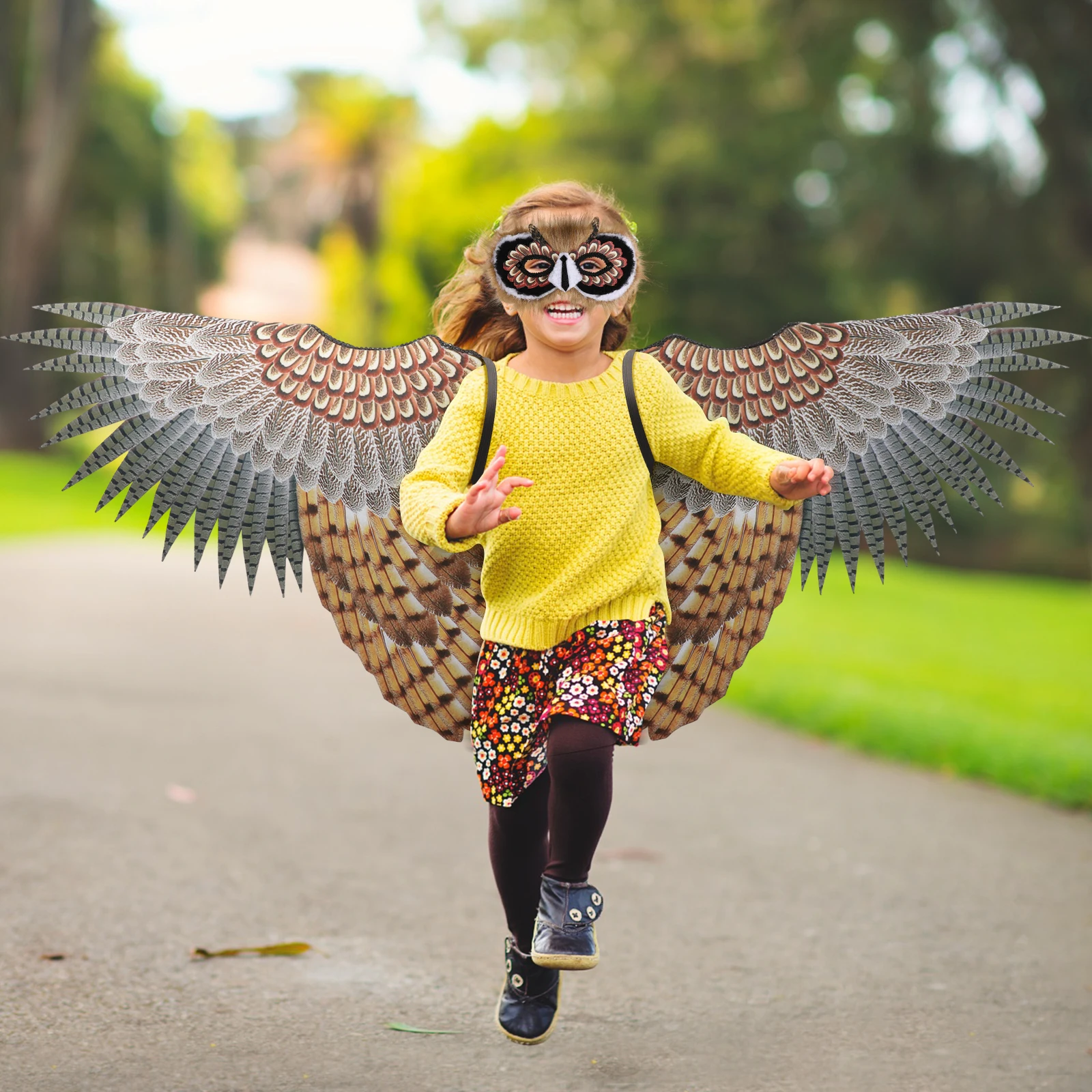 Owl Mask Wings Set High-Quality Non-woven Fabric Kids Toy Halloween Cosplay Party Stage Performance Prop Boys Girls
Owl Mask Wings Set High-Quality Non-woven Fabric Kids Toy Halloween Cosplay Party Stage Performance Prop Boys Girls