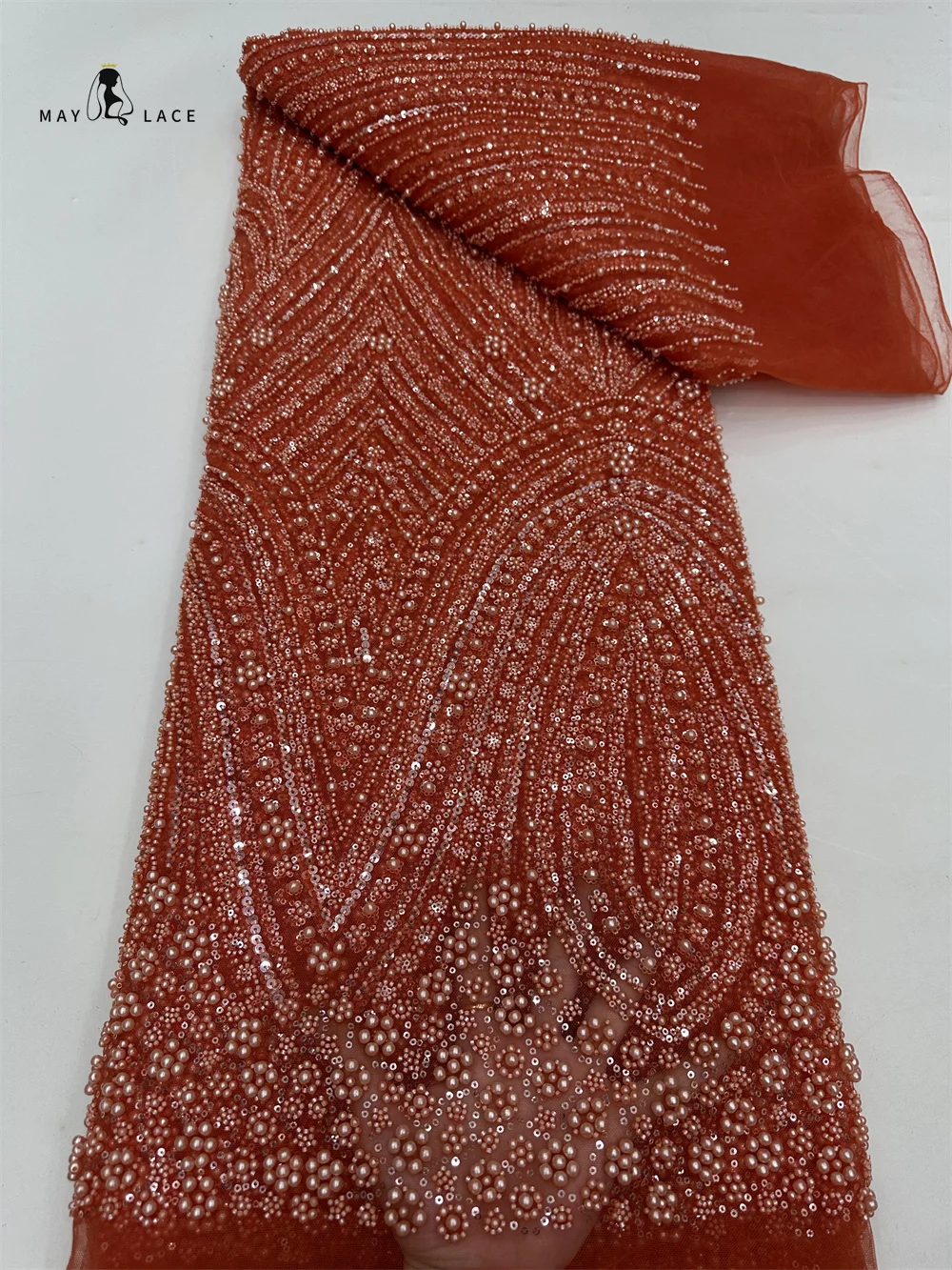 Elegant African Embroidery Beaded Lace Fabric 2025 Nigerian Sequins Tulle Lace Fabric for Wedding Party Dress Lace Fabric 5Yards
Elegant African Embroidery Beaded Lace Fabric 2025 Nigerian Sequins Tulle Lace Fabric for Wedding Party Dress Lace Fabric 5Yards