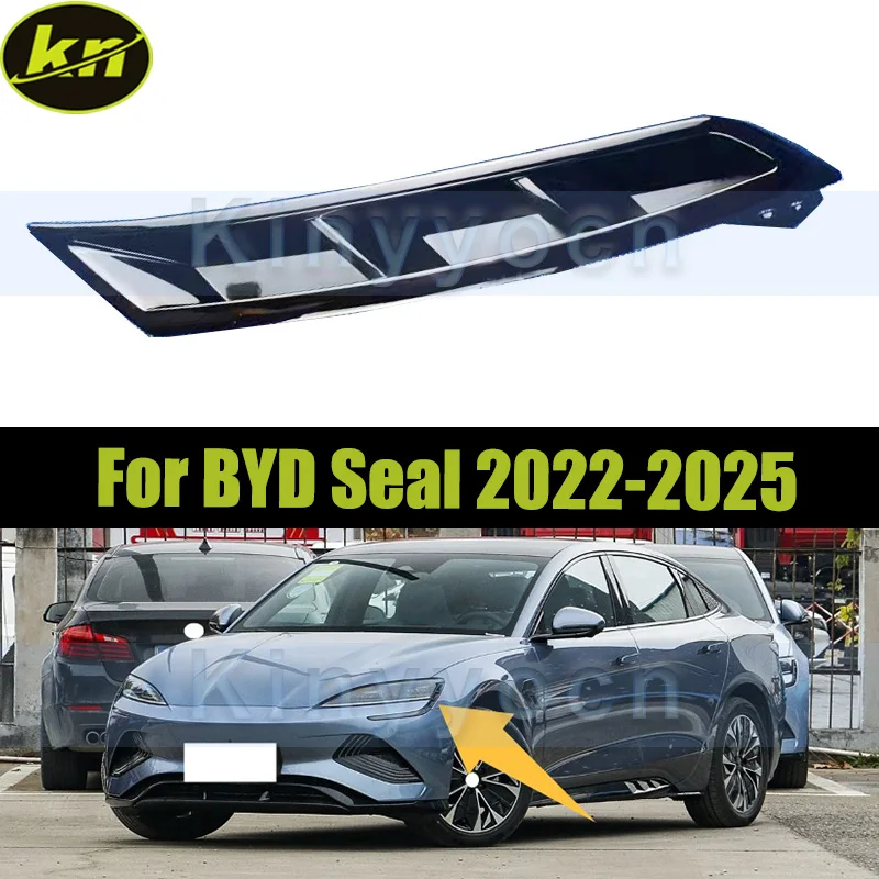 Черная накладка на передний бампер автомобиля для BYD Seal 2022-2024
Черная накладка на передний бампер автомобиля для BYD Seal 2022-2024