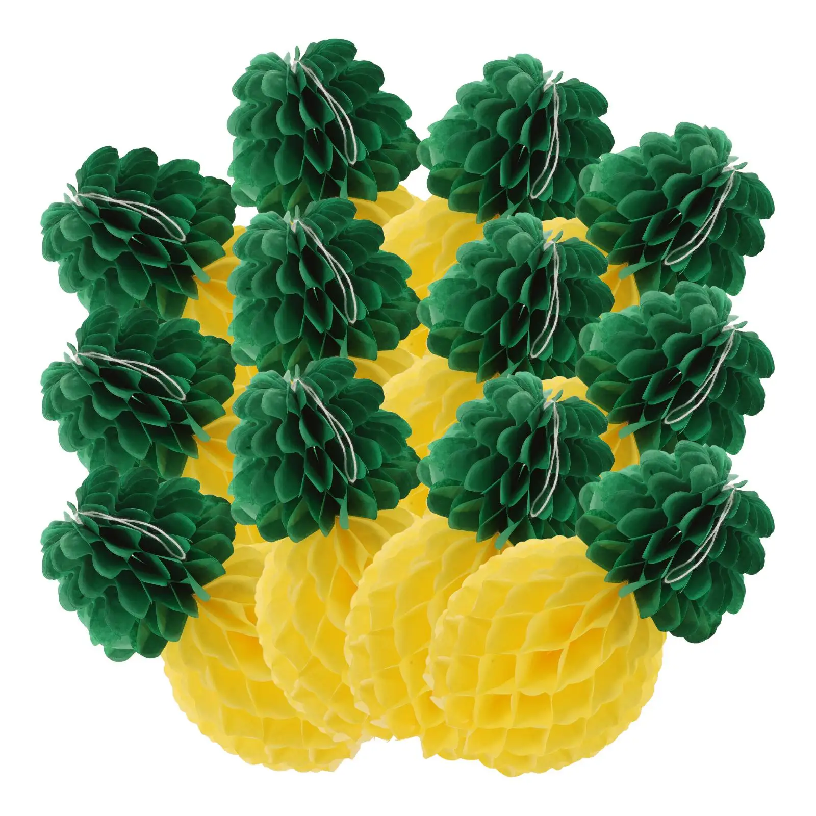 9 Pcs Pineapple Honeycomb Balls 20cm Paper Pendant Hanging Decor Party Favors Wedding Tropical Birthday Photo Props Fruit Theme
9 Pcs Pineapple Honeycomb Balls 20cm Paper Pendant Hanging Decor Party Favors Wedding Tropical Birthday Photo Props Fruit Theme