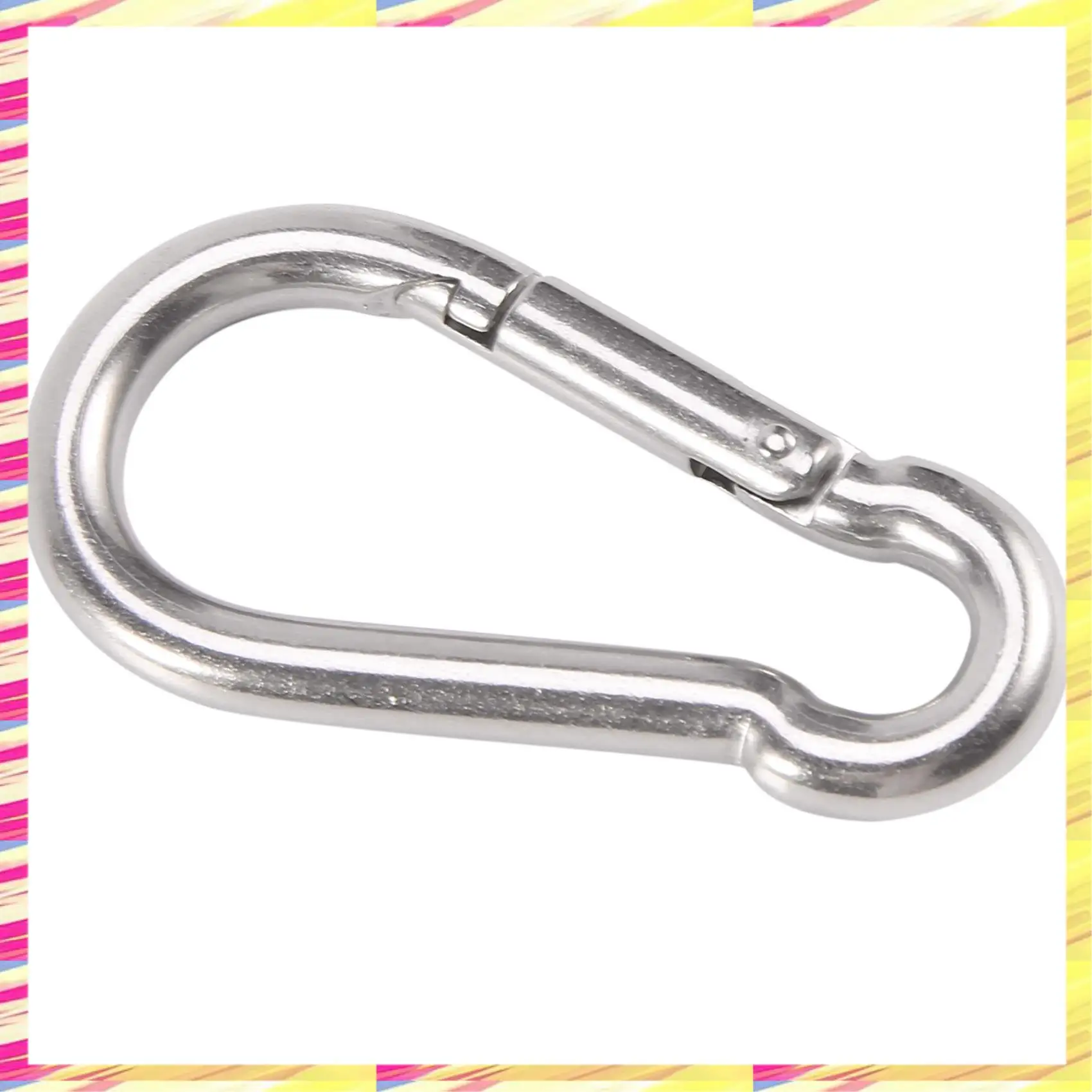 ABJJ 6 шт. карабин с пружинным карабином из нержавеющей стали, маленький карабин, зажимы из нержавеющей стали для скалолазания на флаги (M6 и M8)
ABJJ 6 шт. карабин с пружинным карабином из нержавеющей стали, маленький карабин, зажимы из нержавеющей стали для скалолазания на флаги (M6 и M8)