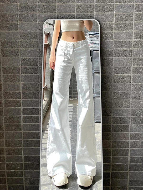 Джинсы женские летние с высокой талией, расклешенные, облегающие, длинные, в пол, повседневные, с высоким поясом, джинсовая ткань, брюки-клеш
Джинсы женские летние с высокой талией, расклешенные, облегающие, длинные, в пол, повседневные, с высоким поясом, джинсовая ткань, брюки-клеш