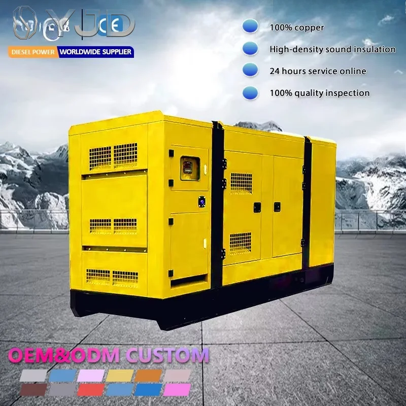 Intelligent Quiet 200KW diesel Generator Single-phase for Factory Use
Intelligent Quiet 200KW diesel Generator Single-phase for Factory Use